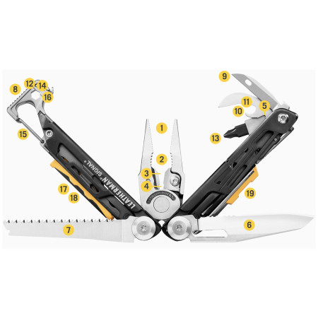 Leatherman Signal Silver/Black multitool