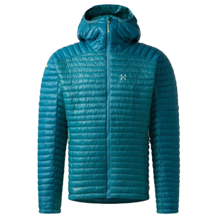 Haglöfs L.I.M Mimic Hood II férfi dzseki világoskék Mountain Teal/Deep Teal