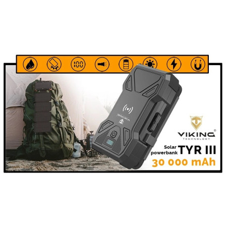 Viking Technology Tyr III napelemes powerbank