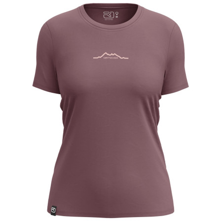 Ortovox 150 Cool Mountain T-Shirt női póló sötétlila/rózsaszín Chestnut