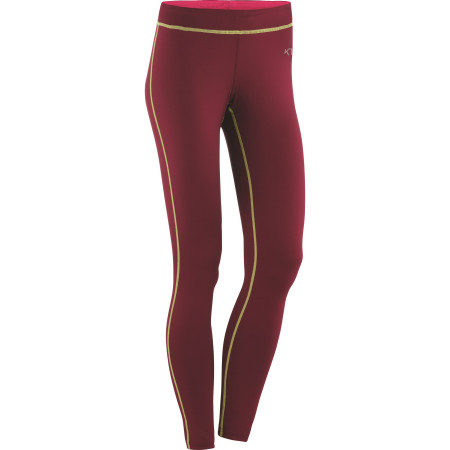 Női sport leggings Kari Traa Nora Tights burgundi vörös Blush
