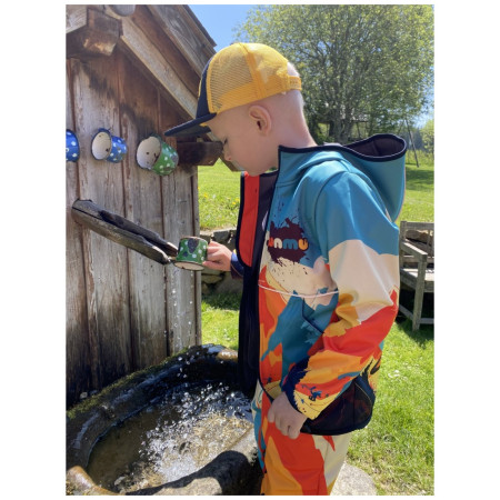 WAMU Mountain Bike gyerek softshell kabát