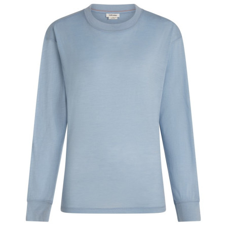 Icebreaker Women Mer 150 Tech Lite LS Relaxed Tee női funkcionális felső világoskék Zinc Blue