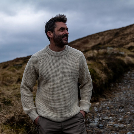 Fjällräven Övik Waffle Knit M férfi pulóver