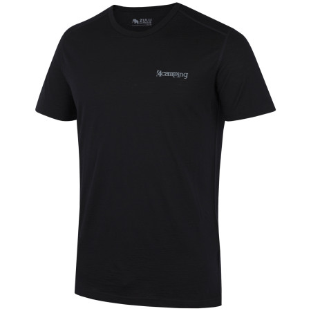 Zulu Merino 160 Short 4C Comfy férfi póló fekete black