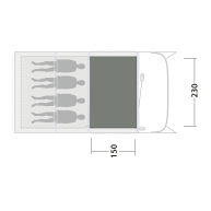 Outwell Cozy Carpet Monterey 4 Air sátorszőnyeg