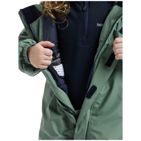 Didriksons Talvi Kids Cover 2 Dark Moss gyerek overall