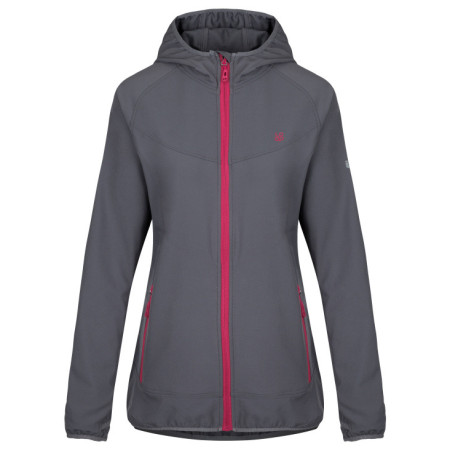 Női kabát Loap Ultima szürke/rózsaszín