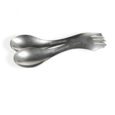 Light My Fire Swedish Spork 2-pack kanálvilla ezüst stainless