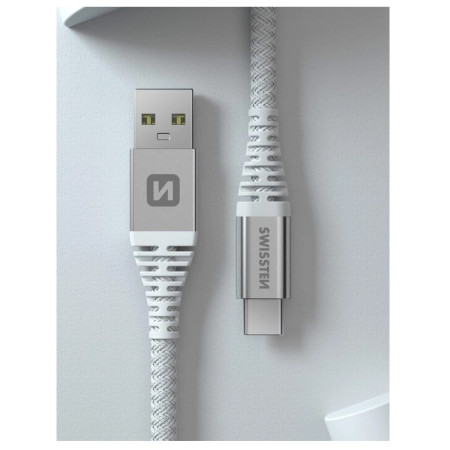 Swissten Kevlar USB / USB-C 1,5 m kábel