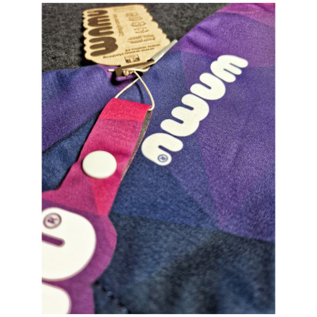 WAMU Mozaika purple gyerek softshell nadrág