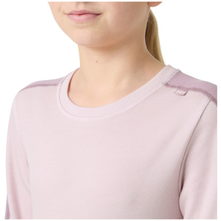 Helly Hansen Jr Lifa Merino Midweight Set Purple Clay gyerek funkcionális szett
