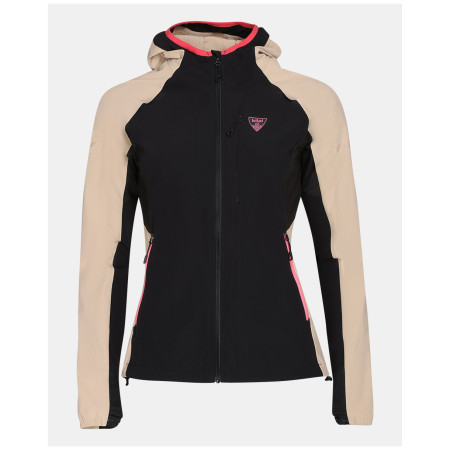 Kilpi Baleo-W női softshell kabát fekete/bézs BEG