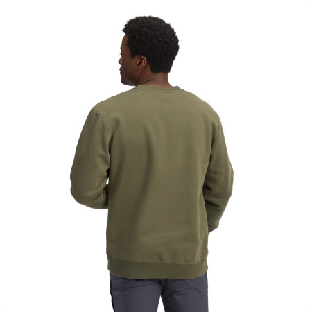 Black Diamond M Mini Stacked Crewneck férfi pulóver