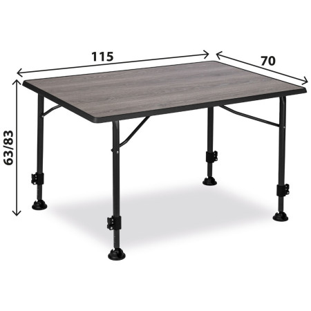 Brunner Linear Greywood 115 asztal