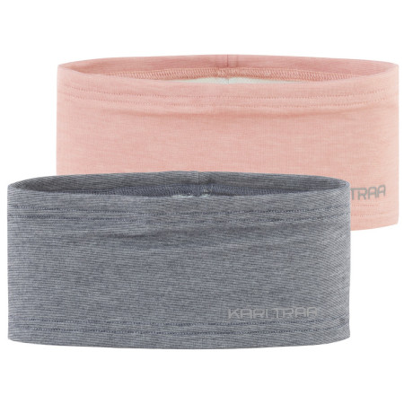 Fejpánt Kari Traa Nora S Headband 2Pk szürke/narancssárga