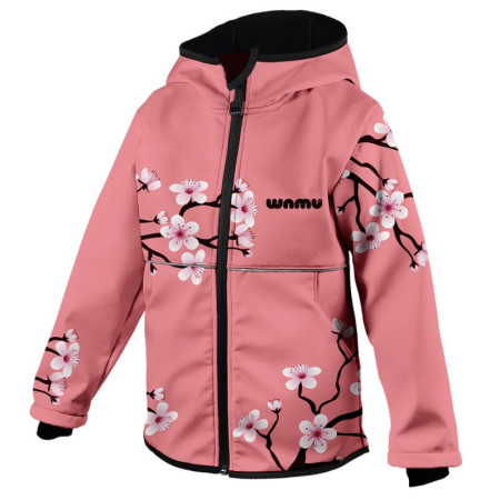 WAMU Pink gyerek softshell kabát rózsaszín PINK