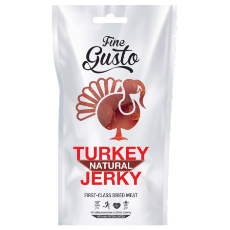Száritott hús Fine Gusto Krůtí Jerky Natural 25g