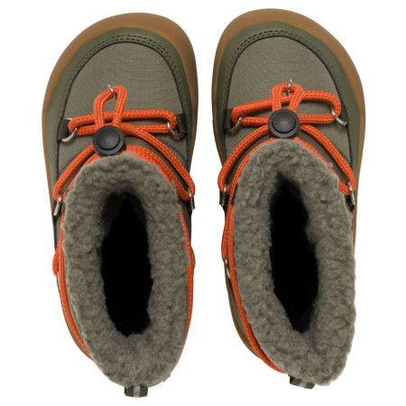 Viking Outdoor Footwear Birch Barefoot Warm WP Pull-on Olive gyerek téli cipő