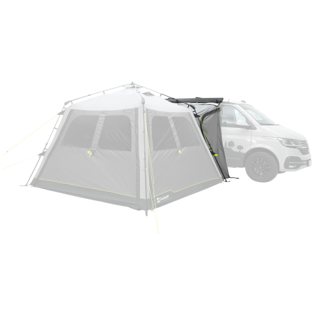 Outwell Fastlane 300 Vehicle Connector with door sátor összekötő elem szürke Grey