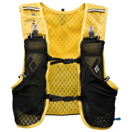 Black Diamond Distance 6 Hydration Vest futómellény sárga/fekete Soft Ochre