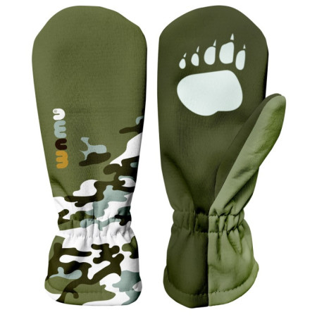 WAMU Khaki gyermek softshell kesztyű khaki KHAKI