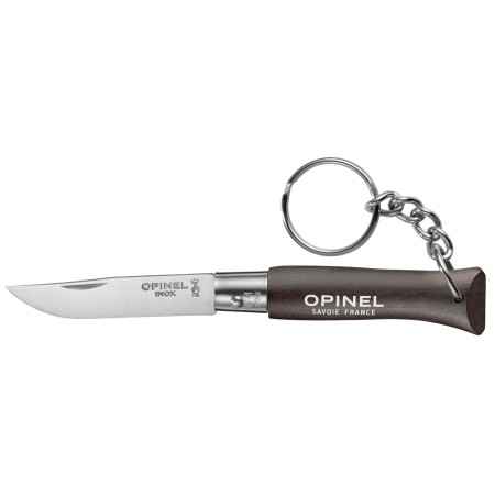 Opinel N°04 Inox kulcstartó barna brown