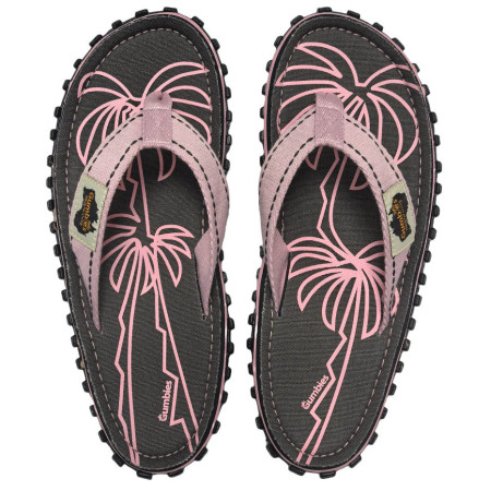 Gumbies Palm Leaf Grey női flip-flop szürke šedá