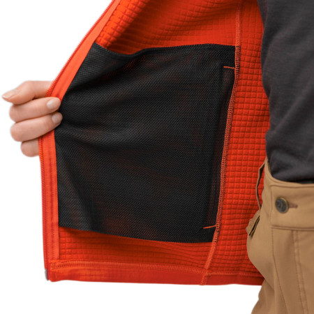 Fjällräven Abisko Grid Fleece Hoodie W női dzseki