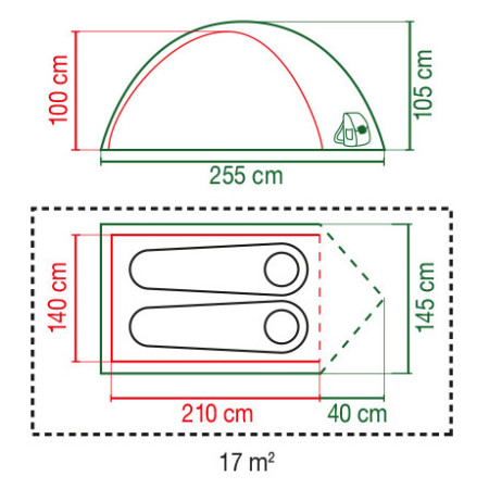 Coleman Darwin 2 sátor