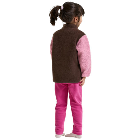 Didriksons Anten Kids Fullzip 2 Oyster Pink gyerek pulóver