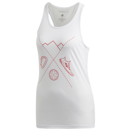 Női atléta Adidas Ascend Tank fehér