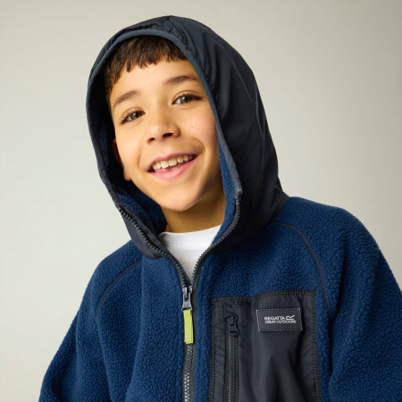 Regatta Munro Hybrid Jacket AviBlueNavy gyerek pulóver
