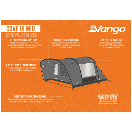 Vango Cove III Mid elősátor