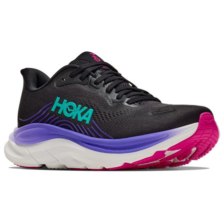 Hoka Clifton 11 női futócipő fekete/rózsaszín Black / Neon Nebula