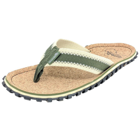Gumbies Corker Natural Cork - Khaki flip-flop
