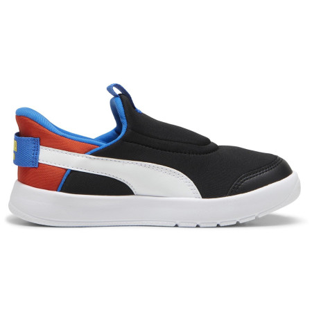 Puma Courtflex v3 SLIPTECH PS Black gyerek cipő fekete/kék PUMA Black-PUMA White-Redmazing