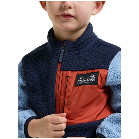 Didriksons Anten Kids Fullzip 2 Winter Blue gyerek pulóver