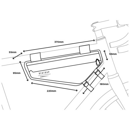 Restrap Frame bag Small váztáska