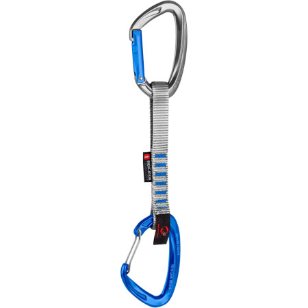 Expressz Mammut Crag Indicator Straight/Wire ezüst/kék silver/ultramarine