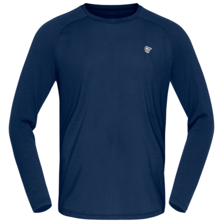 Norrona femund pureUll Long Sleeve férfi funkcionális póló sötétkék Indigo Night