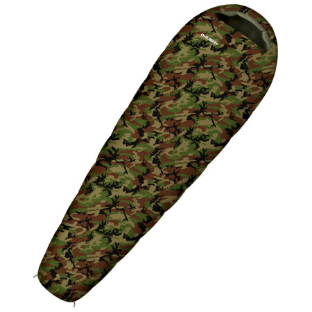 Hálózsák Husky Junior Army -10°C zöld