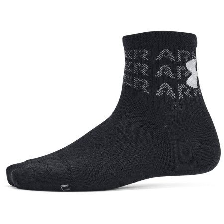 Under Armour Yth UA Essential 6Pk Qtr Black gyerek zokni