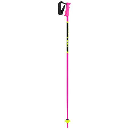 Leki Racing Kids síbotok rózsaszín/sárga neonpink-black-neonyellow