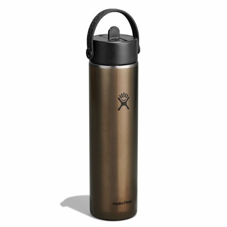 Hydro Flask 24 Oz Lightweight Wide Flex Straw Cap termosz barna OBSIDIAN
