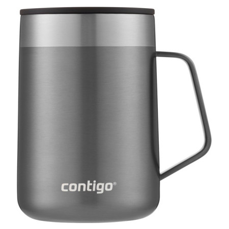 Contigo Streeterville Desk Mug 420ml thermo bögre ezüst sake