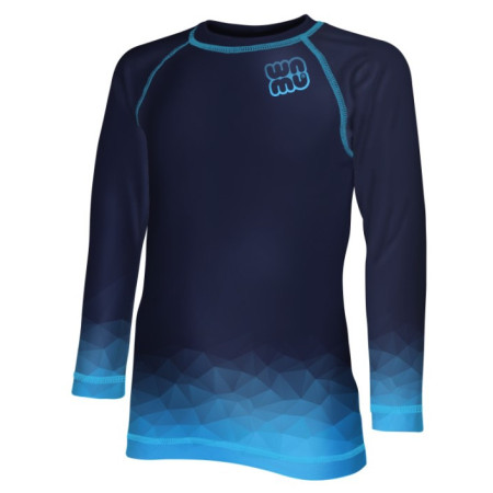 WAMU Mozaika dark blue gyerek funkcionális felső kék