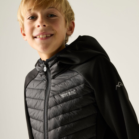 Regatta Junior Andreson Hybrid Black/Sealgr gyerek dzseki