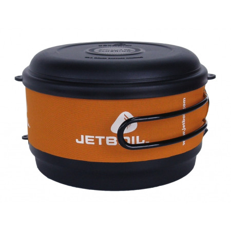 Lábas Jet Boil 1,5 l Fluxring Cooking Pot narancs/fekete