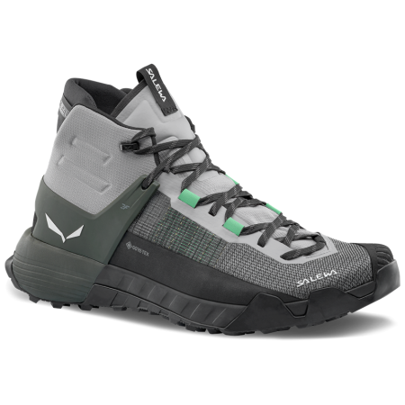 Salewa Wildfire Nxt Mid Gtx M férfi túracipő szürke/zöld Alloy/Dark Olive